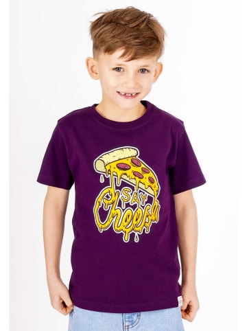 Band of Rascals T-Shirts " Cheese " in dark-purple