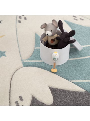 KADIMA DESIGN Kinderteppich Berge Kinderzimmer in Creme