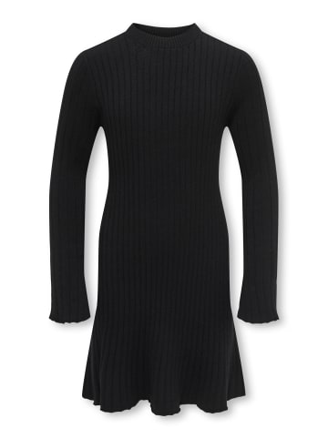 KIDS ONLY Strickkleid Rippstrick langarm Kogmichella in black