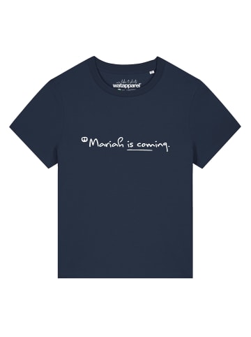wat? Apparel T-Shirt Mariah is coming in Dunkelblau