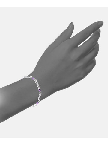 Diamant L'éternel Armband aus 375 Weißgold mit Diamant mit Amethyst