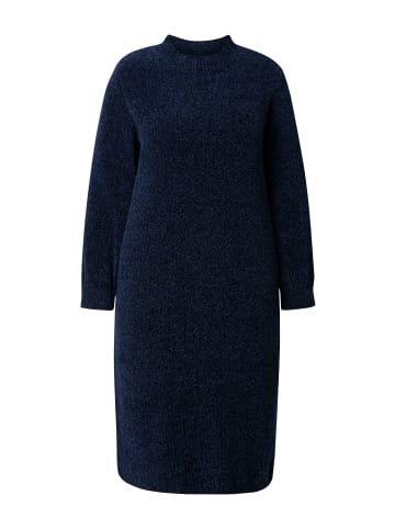 Ulla Popken Strickkleid in tintenblau