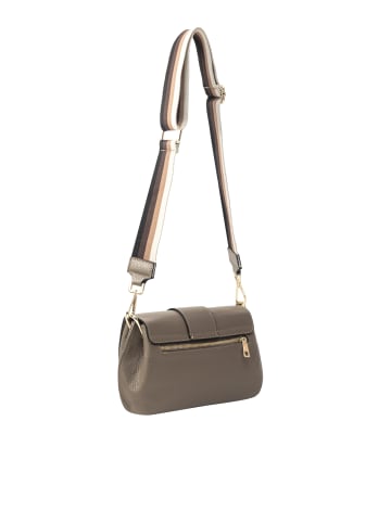 NAEMI Damen Handtasche in Dunkeltaupe