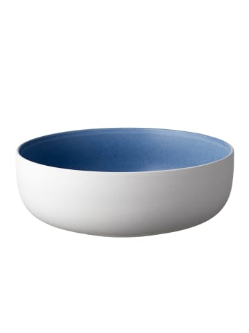 Studio Round Salatschüssel North in Matte white/Matte river