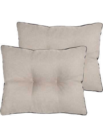 Aspero 2 Rückenkissen 40x50 cm Verdun in Beige