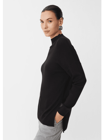 comma Strickpullover langarm in Schwarz