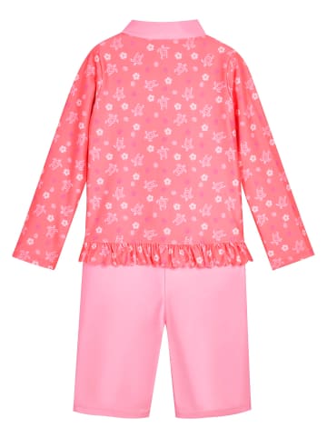 Playshoes UV-Schutz Einteiler 1/1 Arm Hawaii in koralle