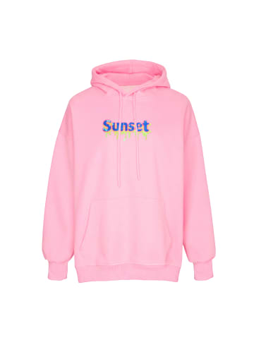 IZIA Women Hoodie in Pink
