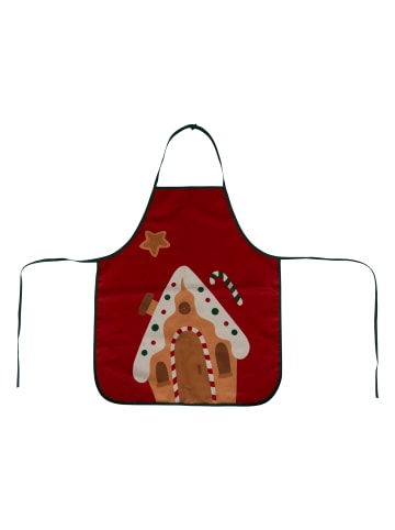5five Simply Smart Weihnachtskinderschürze mit Mütze und Zubehör in Rot, (H) 60 x (L) 50 cm