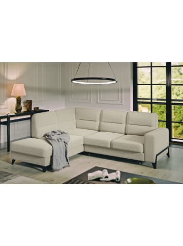 MF Design Cassada Recamiere Links in Elfenbein -  (L) 237 x (B) 277 x (H) 100 cm