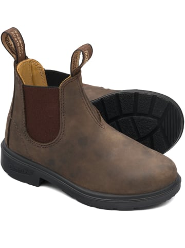 Blundstone Chelsea Boot "565 Rustic Brown Leather (Kids)" in Braun