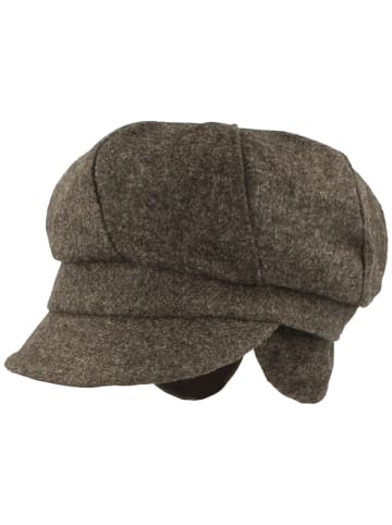 BREITER Ballonmütze in schwarz