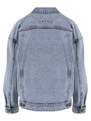 Urban Classics Denim Jacket in tinted lightblue washed