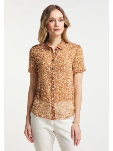 DreiMaster Klassik Bluse in Camel