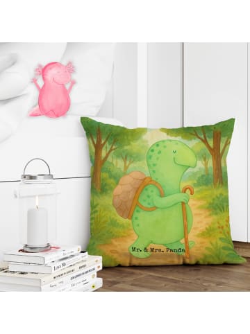 Mr. & Mrs. Panda Sofa Kissen Schildkröte Wanderer Design ohne Sp... in Weiß