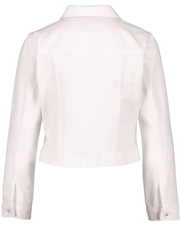 Gerry Weber Jacke Jeans + Gewebe in Off-white