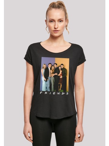 F4NT4STIC Long Cut T-Shirt 'FRIENDS TV Serie Group Photo' in schwarz