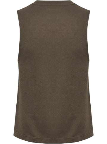 Hummel T-Shirt Hmlmt Vanja Multisport Damen in MAJOR BROWN