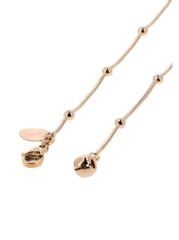 IZIA Women Snake Chain Anklet in Rose Gold