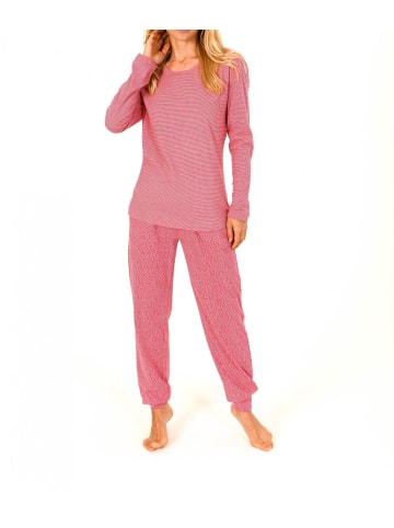 NORMANN Pyjama Hose lang Mix & Match print - 17629 in rot