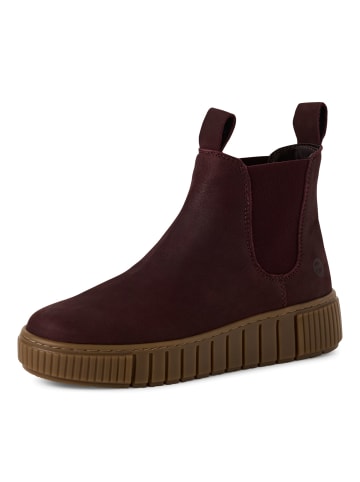 Tamaris Chelsea Boots in Rot