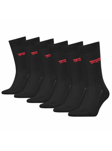 Levi´s Socken 6er Pack in Schwarz