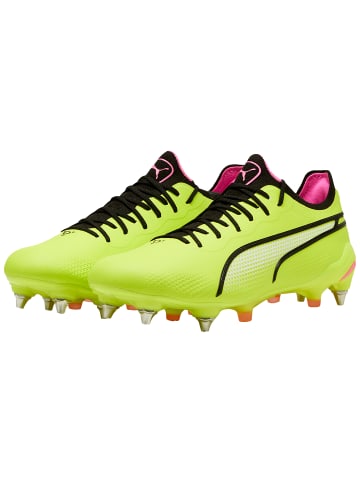 Puma Fußballschuh King Ultimate in neongrün / pink