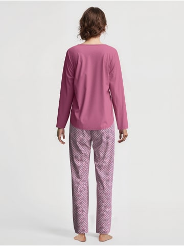 Calida Pyjama in red violet