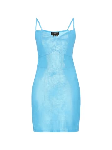 faina Women Dress in light blue metallic