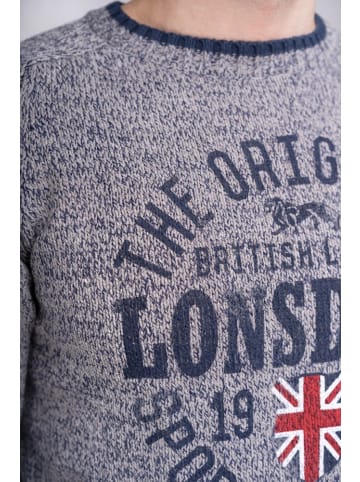 Lonsdale Pullover "Borden" in Grau