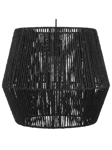 Beliani Pendelleuchten GWERU in Schwarz - (W) 30 x (H) 35 x (L) 30 cm