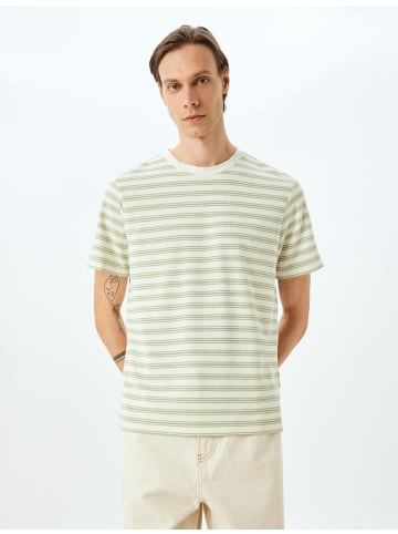 KOTON T-shirt in NAVY GESTREIFT