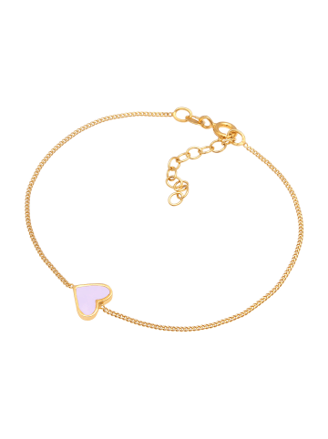 Elli Armband 925 Sterling Silber Herz in Rosa