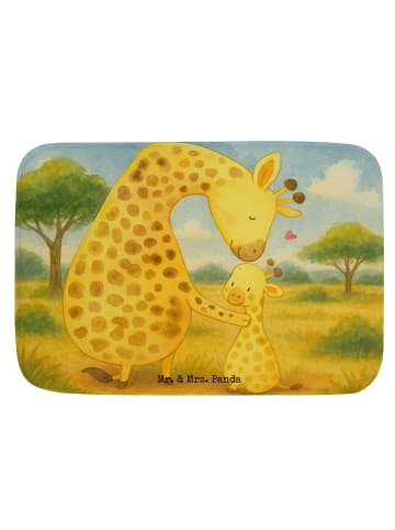Mr. & Mrs. Panda Badematte Giraffe Kind Design ohne Spruch in Weiß