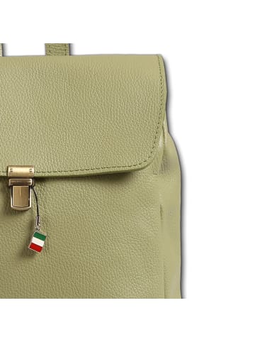 Florence Florence Cityrucksack Leder hellgrün ca. 28cm