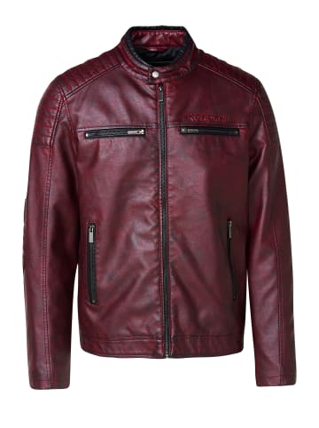 KOROSHI Kunstlederjacke in rot