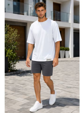 Reichstadt Herren Relaxed Fit T-Shirt in White