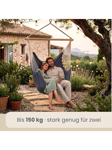 AMANKA XXL Outdoor Hängesessel Key West grau