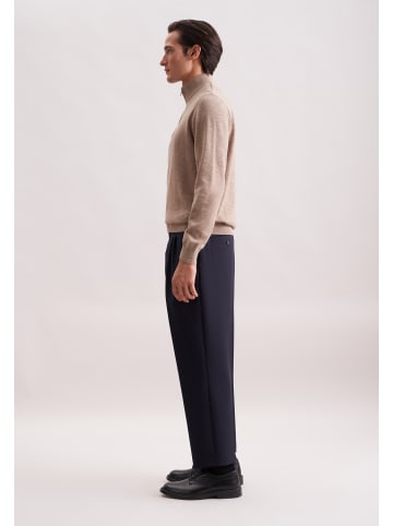 Seidensticker Quarter Zip Regular in Beige