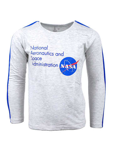Nasa Langarmshirt NASA in Grau