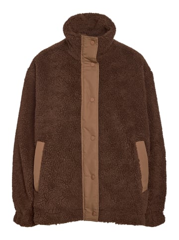 Noisy may Teddyjacke in Chocolate Brown1