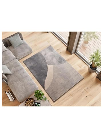 Atticgo Kurzflor-Teppich MONIC in silber