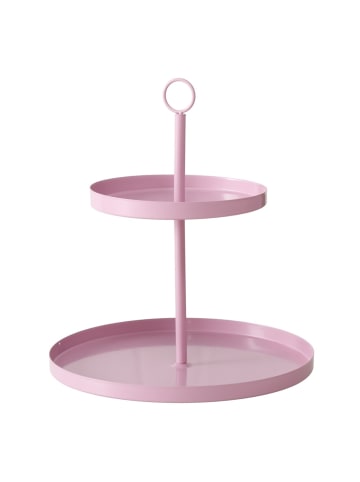 Boltze Etagere Samina aus Metall in rosa