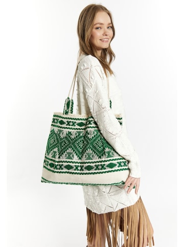 IZIA Damen Shopping Bag in Grün