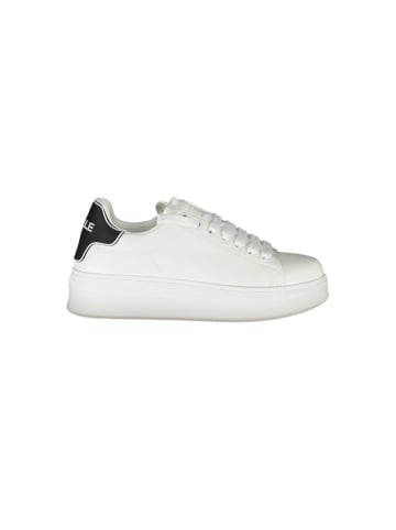 GAELLE PARIS Weiße Polyurethan-Sneaker