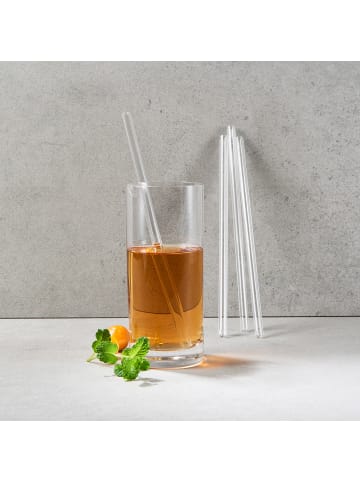 Butlers Glastrinkhalm LONG DRINK I (5-teilig) in Durchsichtig