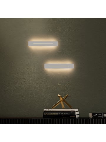 ZMH Wandleuchte in weiß L 30cm warmweiß