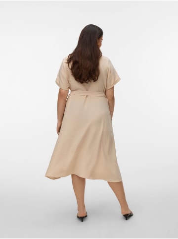 Vero Moda Hemdblusenkleid in Cement