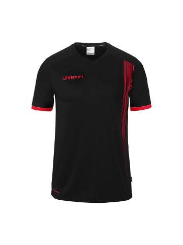 uhlsport Trainings-T-Shirt Impulse Kids in schwarz/rot