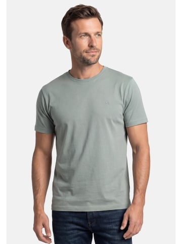Lerros T-Shirt Basic in Grau / mint